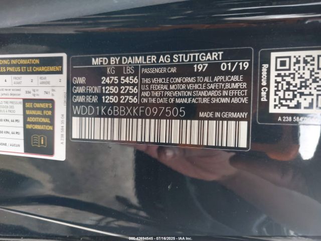 2019 MERCEDES-BENZ AMG E 53 WDD1K6BBXKF097505 Photo 8