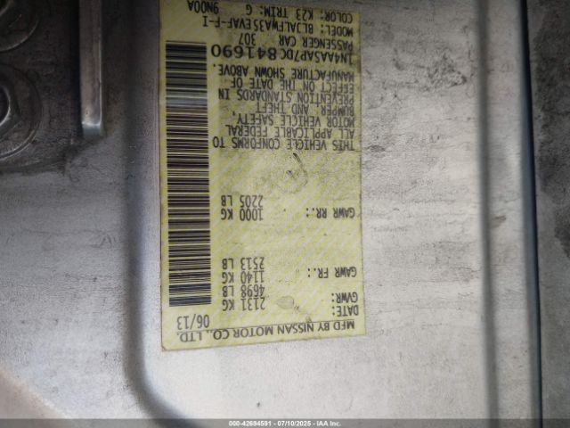 2013 NISSAN MAXIMA 1N4AA5AP7DC841690 Photo 8