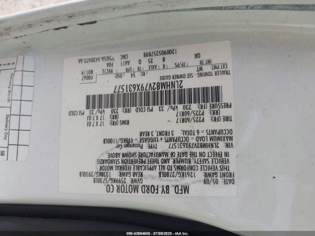 2009 LINCOLN TOWN CAR 2LNHM82V79X631577 Photo 8