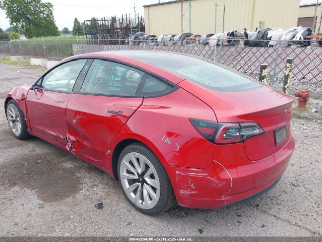 2022 TESLA MODEL 3 5YJ3E1EAXNF187276 Photo 2