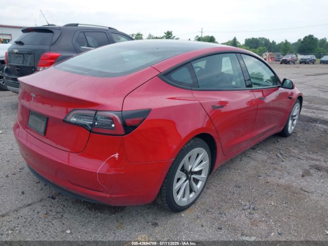 2022 TESLA MODEL 3 5YJ3E1EAXNF187276 Photo 3