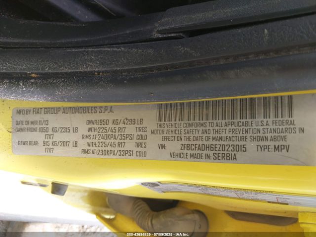 2014 FIAT 500L ZFBCFADH6EZ023015 Photo 8