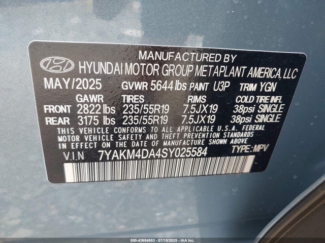 Hyundai Ioniq 5 2025 7YAKM4DA4SY025584 Image 8