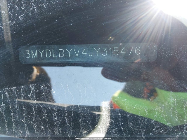 3MYDLBYV4JY315476 Toyota p5v