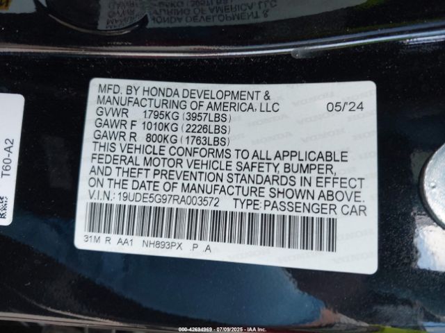 2024 ACURA INTEGRA 19UDE5G97RA003572 Photo 8