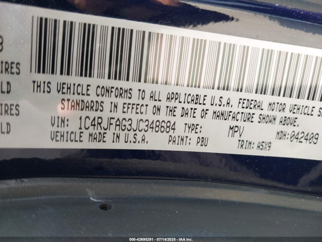 Jeep Grand Cherokee 2018 1C4RJFAG3JC348684 Image 9