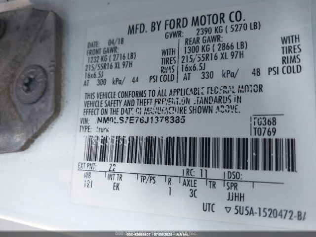 2018 FORD TRANSIT CONNECT NM0LS7E76J1378385 Photo 8