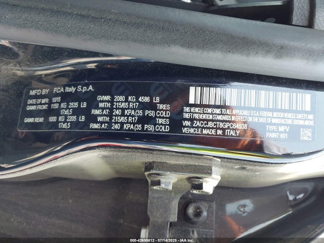 Jeep Renegade 2016 ZACCJBCT8GPC64938 Image 9