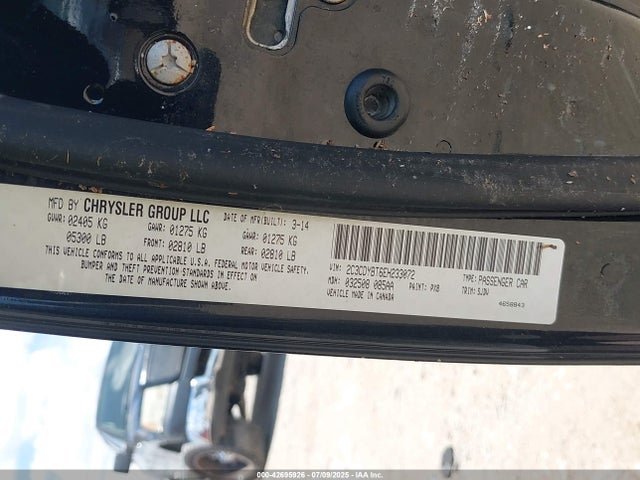 2C3CDYBT6EH233072 Dodge 2014
