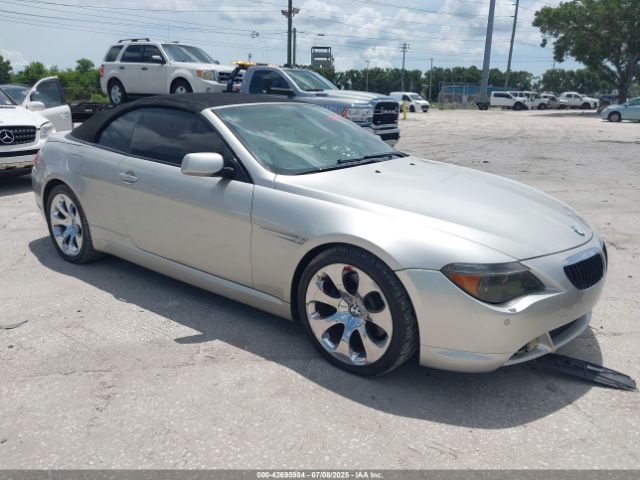2006 BMW 650I WBAEK134X6CN75036