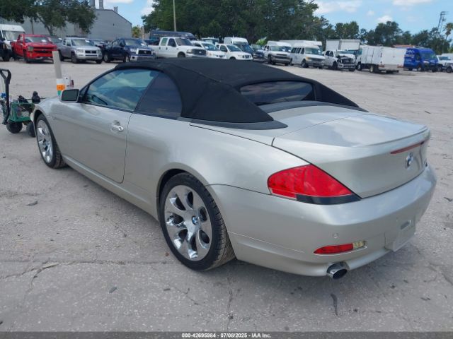 2006 BMW 650I WBAEK134X6CN75036 Photo 2