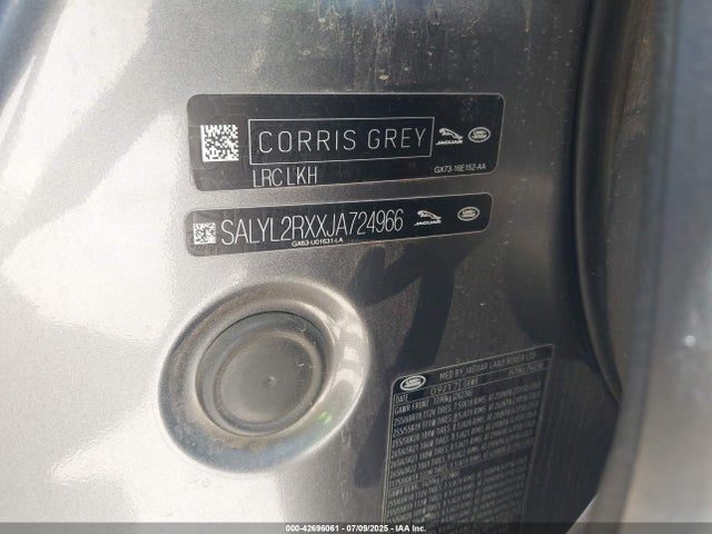 SALYL2RXXJA724966 Land Rover aj20p