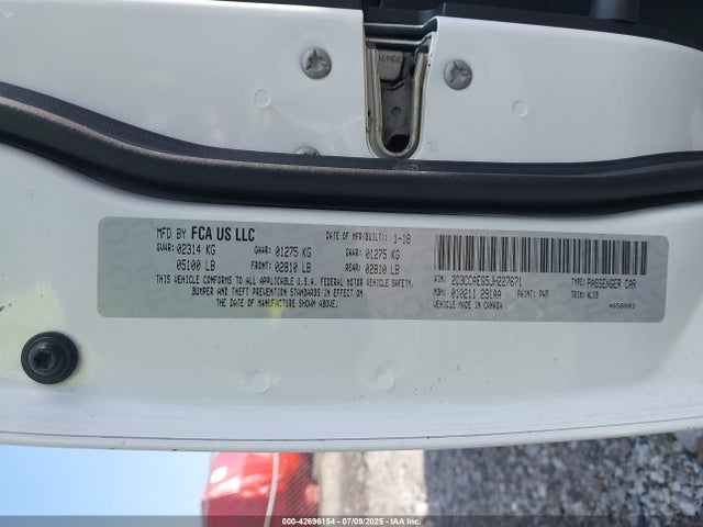 Chrysler 300 2018 2C3CCAEG5JH227671 Image 9