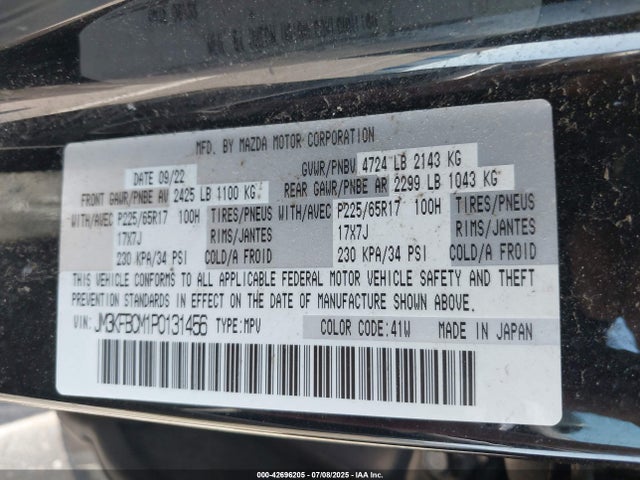 Mazda pyud 2023 JM3KFBCM1P0131456 Image 9