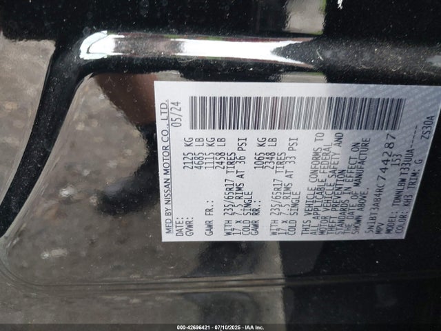 Nissan Rogue 2024 5N1BT3AB4RC744287 Image 9