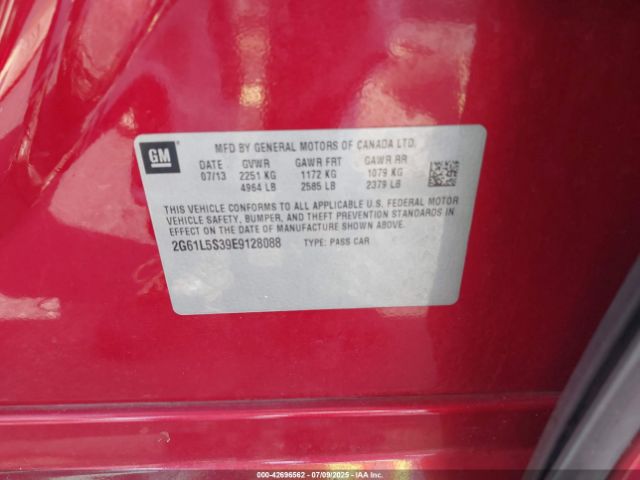 2014 CADILLAC XTS 2G61L5S39E9128088 Photo 8