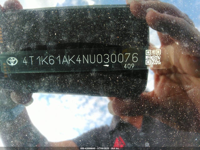4T1K61AK4NU030076 Toyota a25a-fks