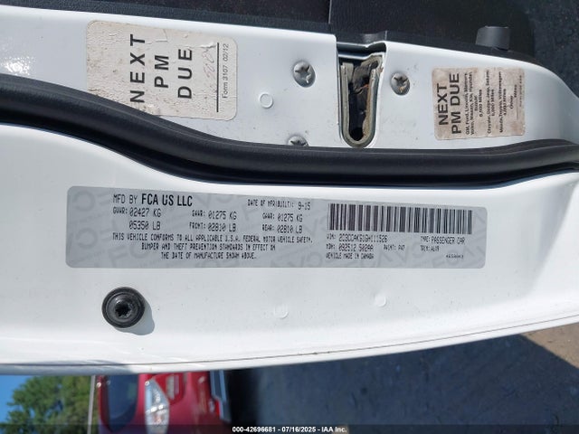 Chrysler 300 2016 2C3CCAKG1GH111526 Image 9