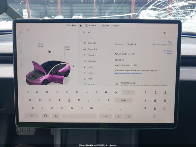 2024 TESLA MODEL 3 5YJ3E1EA9RF727223 Photo 6
