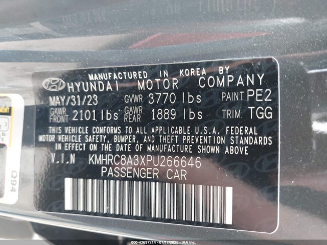 Hyundai gamma ii 2023 KMHRC8A3XPU266646 Image 9