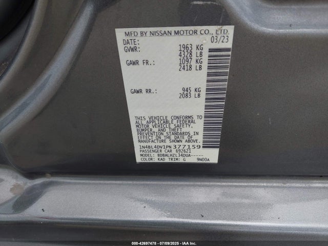 1N4BL4DV1PN377159 Nissan 2023