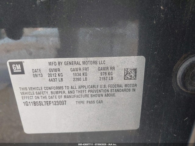 1G11B5SL7EF123097 Chevrolet lkw