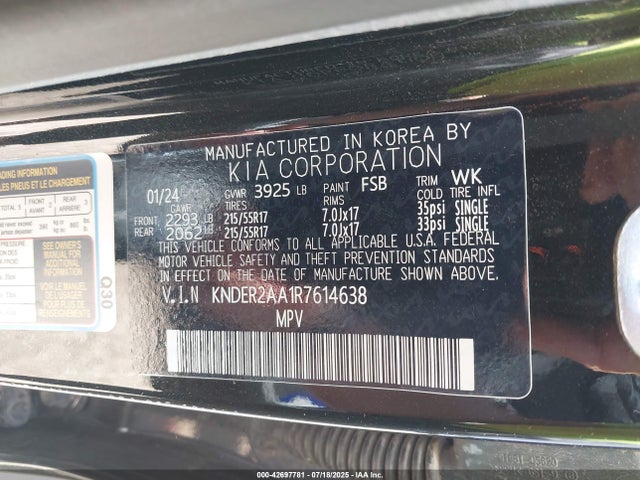 KNDER2AA1R7614638 KIA nu mpi