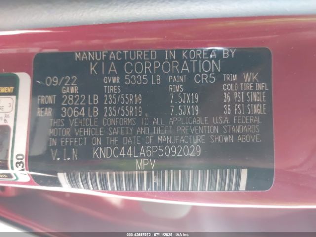 2023 KIA EV6 KNDC44LA6P5092029 Photo 8