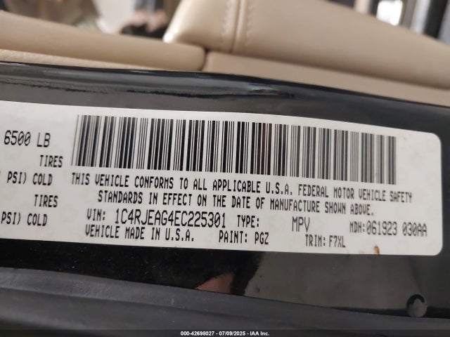 1C4RJEAG4EC225301 Jeep Grand Cherokee