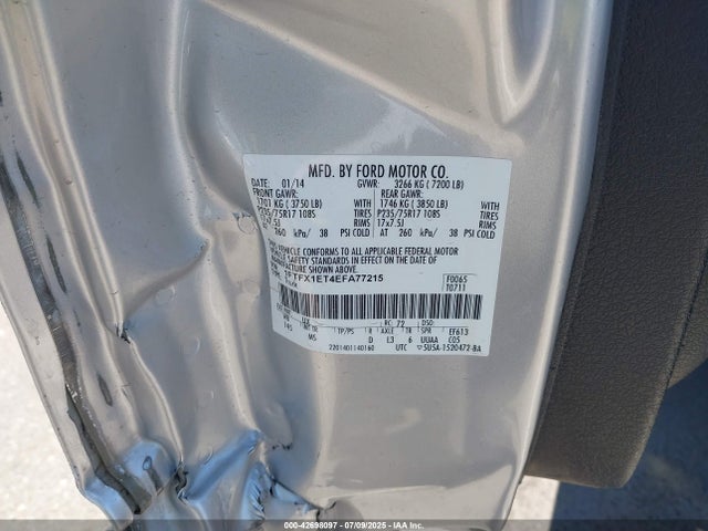 1FTFX1ET4EFA77215 Ford 2014