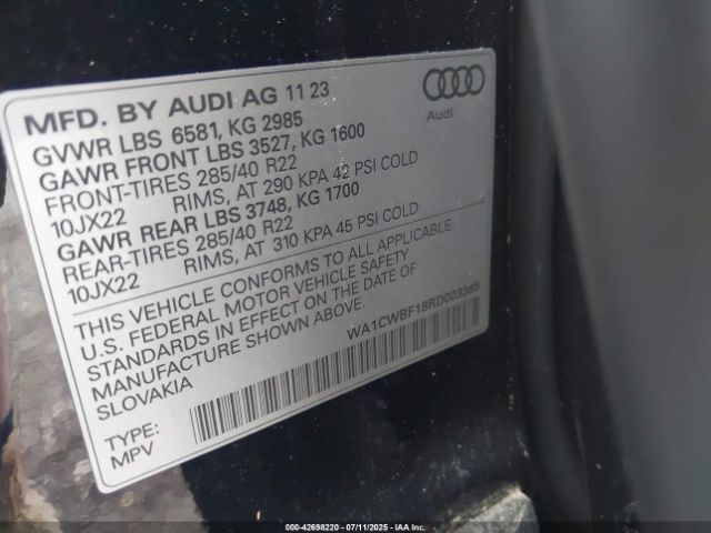 2024 AUDI SQ8 WA1CWBF18RD003395 Photo 8