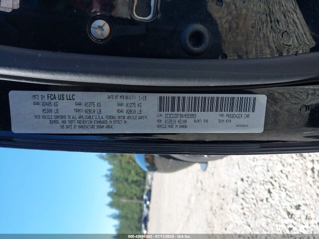 2C3CDZBT9KH593955 Dodge Challenger