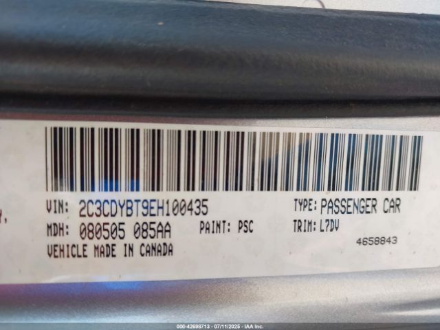 2014 DODGE CHALLENGER 2C3CDYBT9EH100435 Photo 8