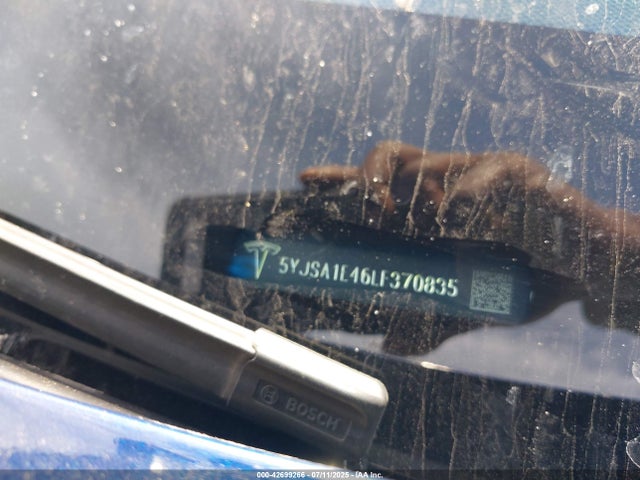 2020 TESLA MODEL S 5YJSA1E46LF370835 Photo 8