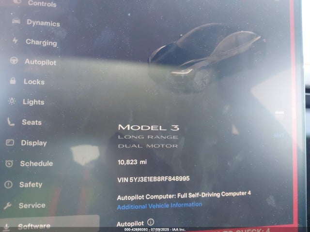Tesla MODEL 3 2024 5YJ3E1EB8RF848995 Image 7