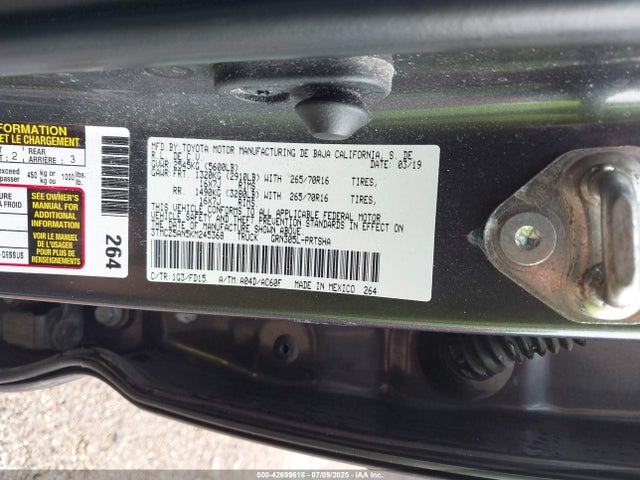 3TMCZ5AN5KM245368 Toyota 2gr-fks
