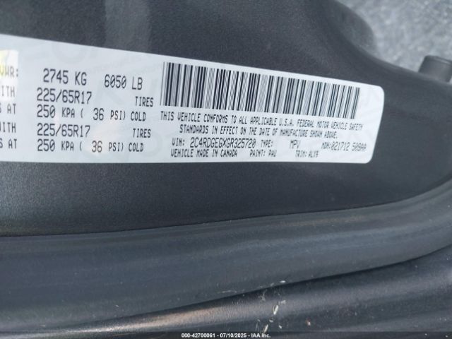2016 DODGE GRAND CARAVAN 2C4RDGEGXGR325720 Photo 8