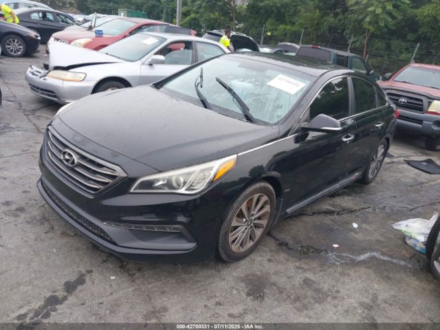 2016 HYUNDAI SONATA 5NPE34AF5GH380571 Photo 1