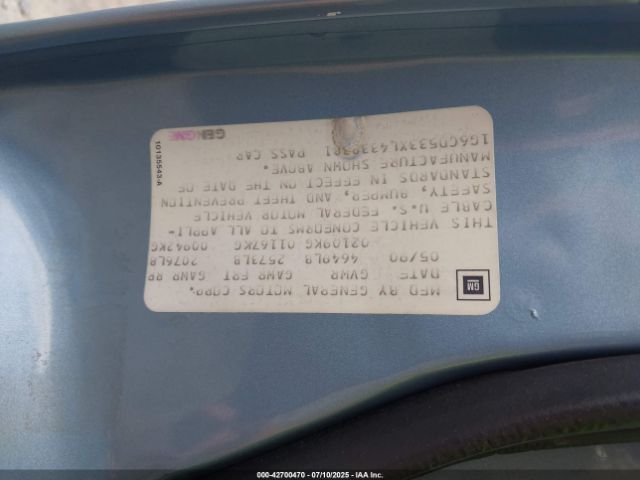 1990 CADILLAC DEVILLE 1G6CD533XL4338381 Photo 8