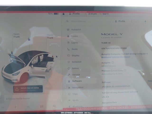 2024 TESLA MODEL Y 7SAYGDED8RF201955 Photo 6