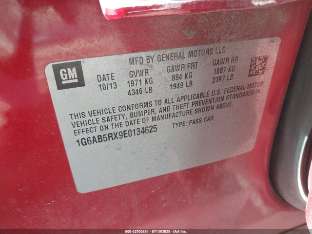 2014 CADILLAC ATS 1G6AB5RX9E0134625 Photo 8