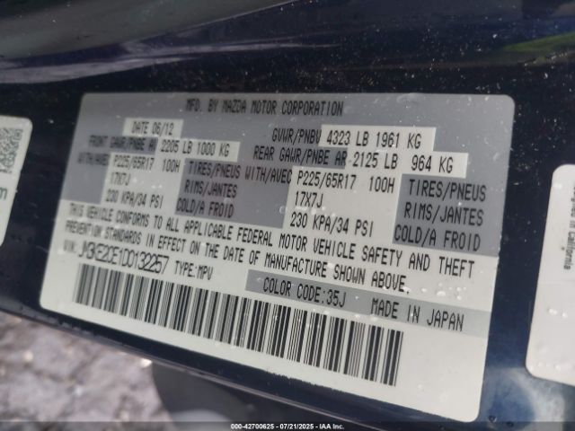 2013 MAZDA CX-5 JM3KE2CE1D0132257 Photo 8