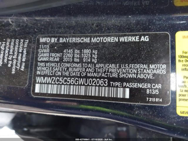 2016 MINI COUNTRYMAN WMWZC5C56GWU02063 Photo 8