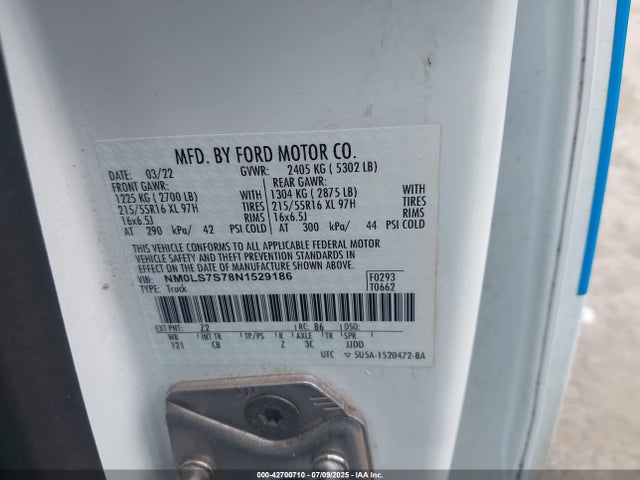 Ford pfi 2022 NM0LS7S78N1529186 Image 9