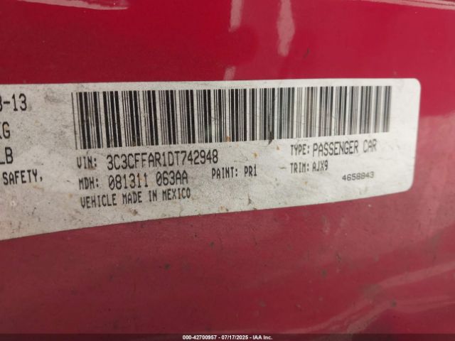 2013 FIAT 500 3C3CFFAR1DT742948 Photo 8