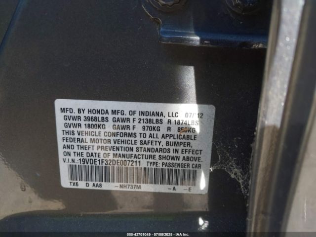 2013 ACURA ILX 19VDE1F32DE007211 Photo 8