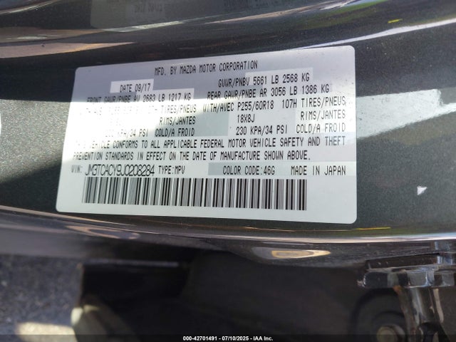 JM3TCACY9J0208284 Mazda py turbo