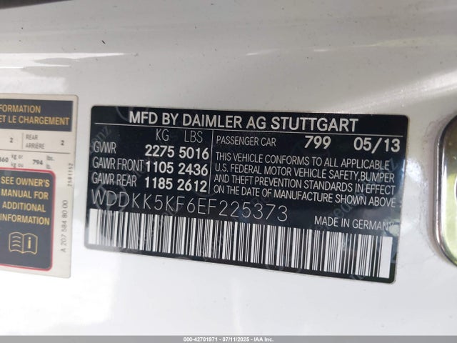 Mercedes-Benz 2014 2014 WDDKK5KF6EF225373 Image 9