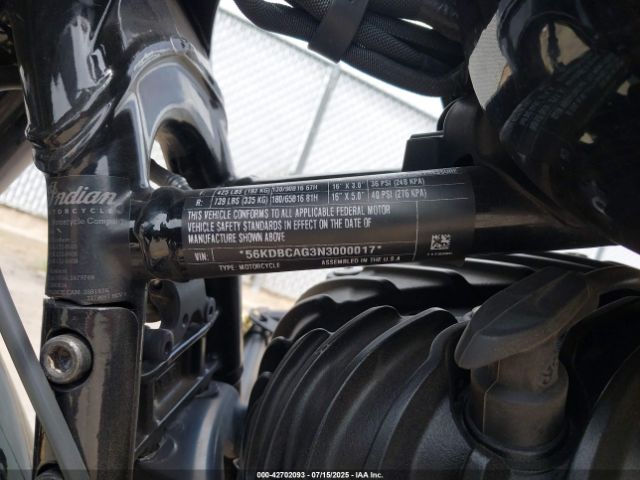 2022 INDIAN MOTORCYCLE CO. SUPER CHIEF 56KDBCAG3N3000017 Photo 9