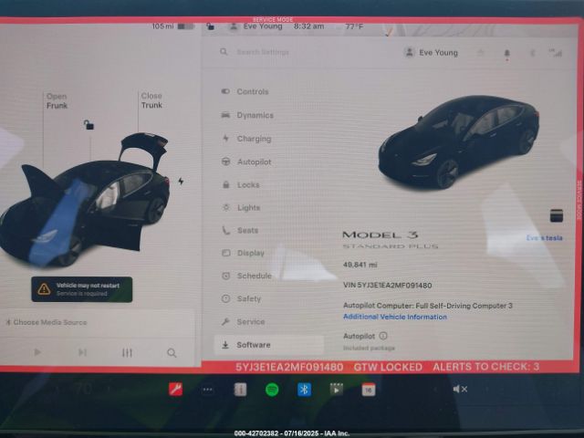2021 TESLA MODEL 3 5YJ3E1EA2MF091480 Photo 6